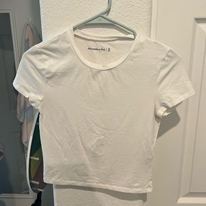 Abercrombie white baby tee